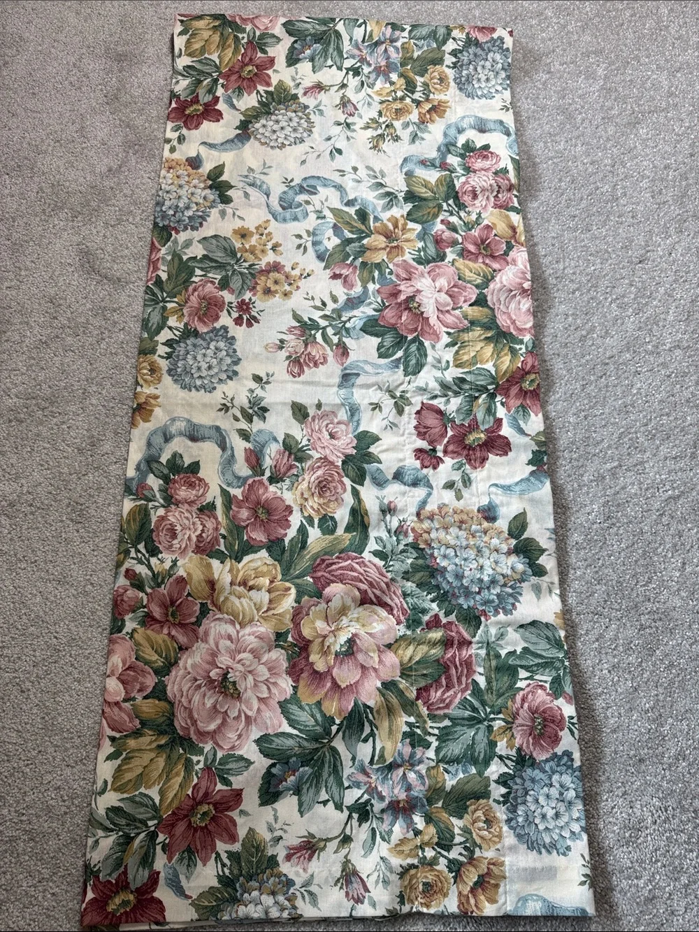 jcpenney Floral Valance 84x 18 Cottagecore Victorian Curtain Window Treatment